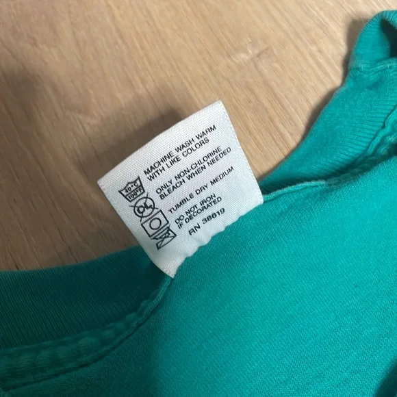 Vintage Oerlikon Aerospace Single Stitch T Shirt. Green. Size Large. - Picture 7 of 9